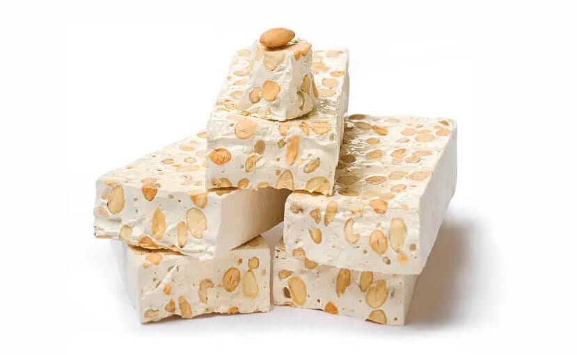 A stack of Nougats.